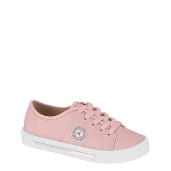 Tenis-Casual-Rosa-Kids-Logo-Lateral-|-Molekinha-Tamanho--28---Cor--ROSA-0
